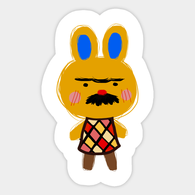 Gaston Sticker by nezira